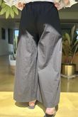 Made in Italy Poplin Cotton Culotte Black